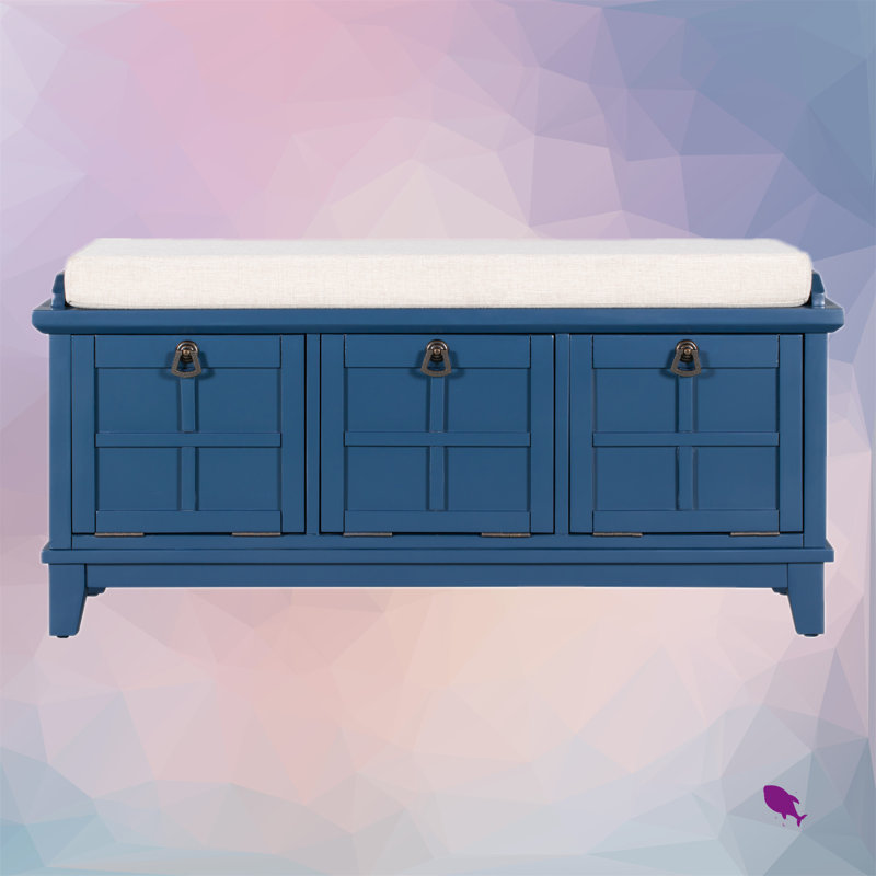 Red Barrel Studio® Solid Wood Storage Bench Wayfair